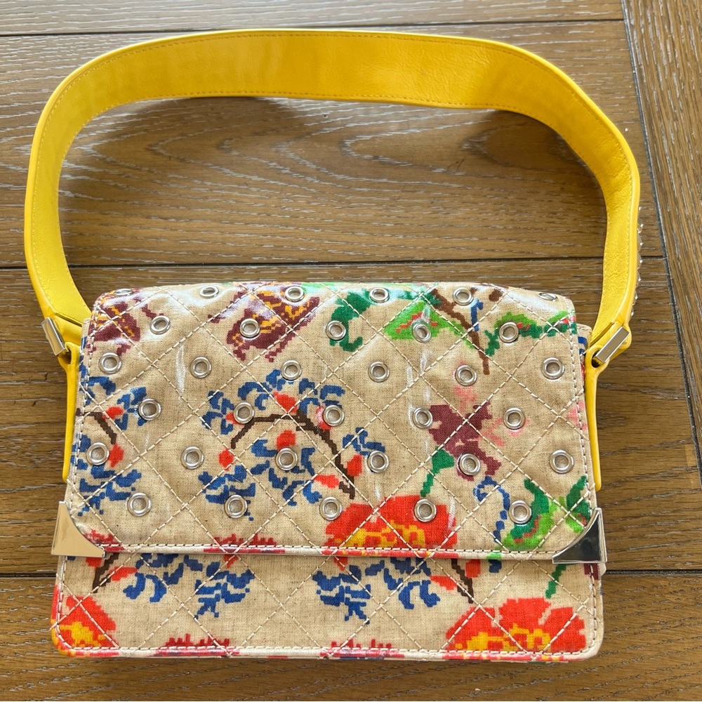 Designs By Vera Bradley Cole Mini Shoulder Bag Glossy Folkloric NEW
